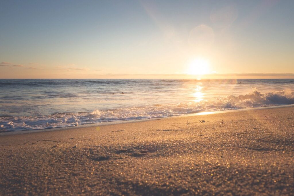 Zen beach environment